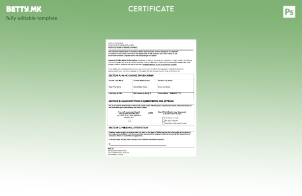 Модерен стил на САД Одделот за потрошувачки прашања на Сакраменто Шаблон сертифи